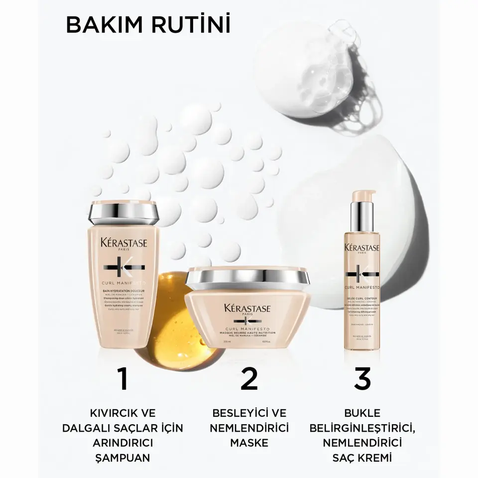 Kerastase Curl Manifesto Gelee Curl Contour Kıvırcık Saçlar için Bukle Belirginleştirici Jel Krem 150 ml