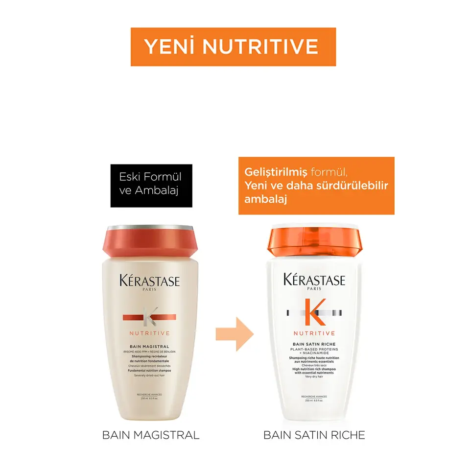 Kerastase Nutritive Bain Satin Riche Yoğun Nemlendirici Şampuan 250 ml