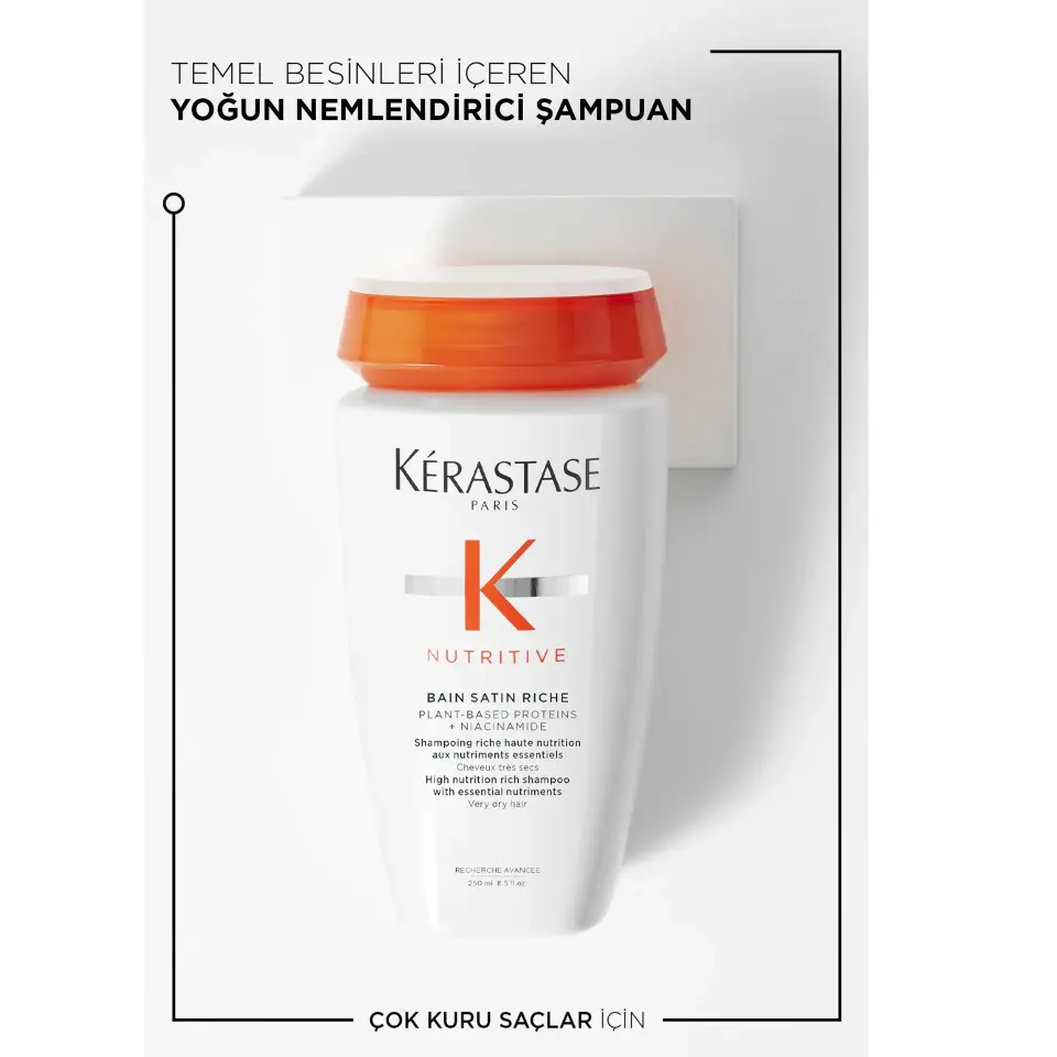 Kerastase Nutritive Bain Satin Riche Yoğun Nemlendirici Şampuan 250 ml