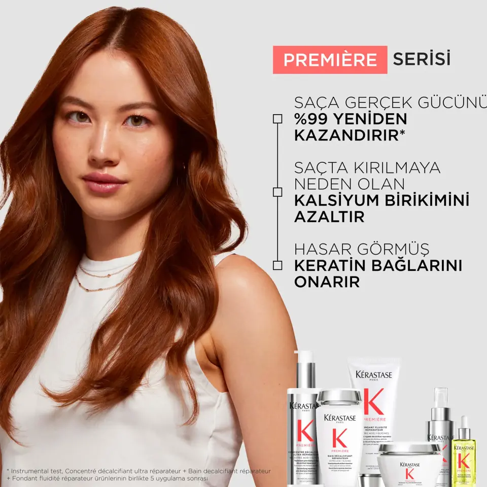Kerastase Premiere Bain Decalcifiant Reparateur Yıpranmış Saçlar için Onarım Sağlayan Şampuan 250 ml