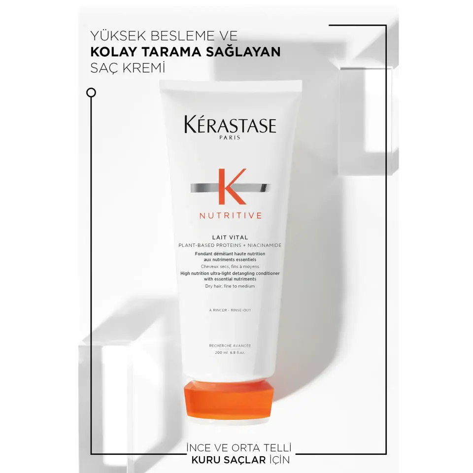 Kerastase Nutritive Lait Vital Kuru Saçlar için Saç Kremi 200 ml