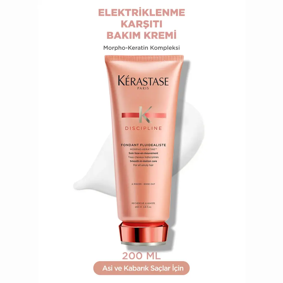 Kerastase Discipline Fondant Fluidealiste Elektriklenme Karşıtı Bakım Kremi 200 ml