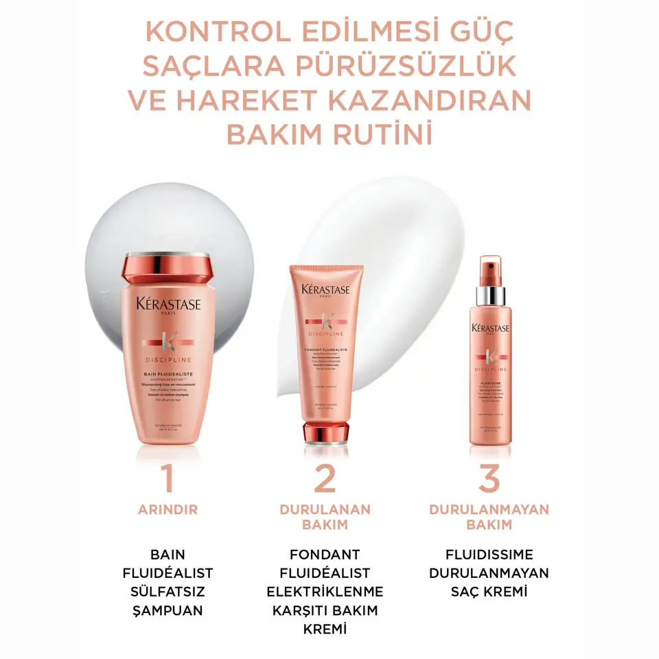 Kerastase Discipline Fondant Fluidealiste Elektriklenme Karşıtı Bakım Kremi 200 ml