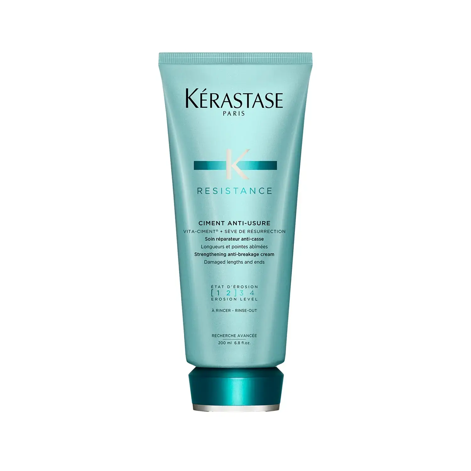 Kerastase Resistance Reconstruction Ciment Anti-Usure Zayıf ve Yıpranmış Saçlar için Onarıcı Durulanan Bakım Kremi 200 ml