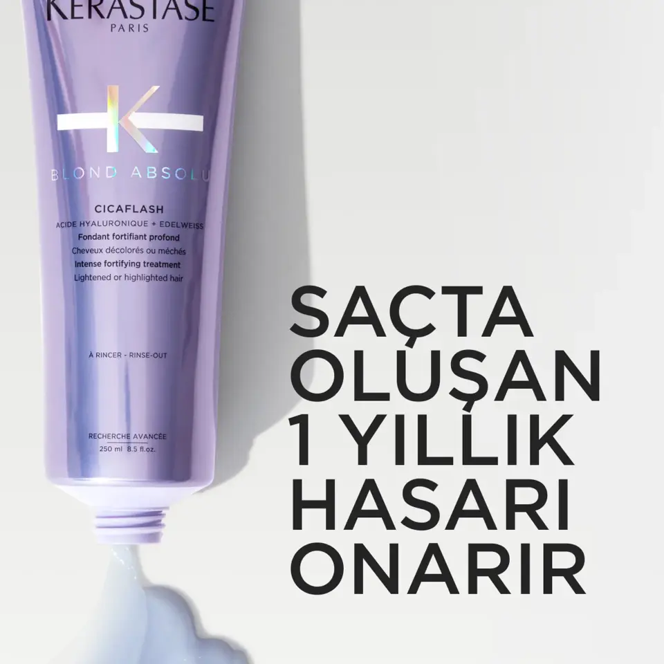 Kerastase Blond Absolu Cicaflash Sarı Saçlar için Parlaklık Veren Durulanan Saç Bakım Kremi 250 ml