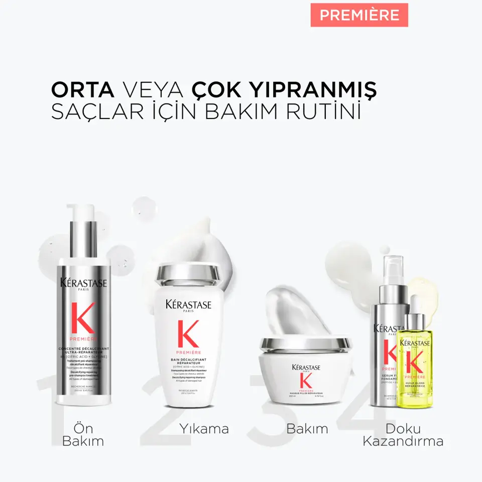 Kerastase Premiere Serum Filler Fondamental Elektriklenme Karşıtı Onarım Sağlayan Saç Serumu 90 ml