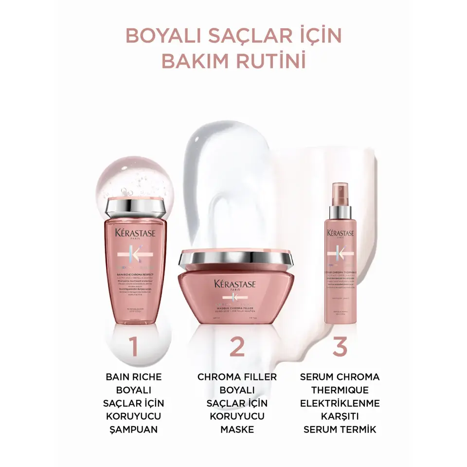 Kerastase Chroma Absolu Bain Riche Boyalı Saçlar için Besleyici ve Koruyucu Şampuan 250 ml