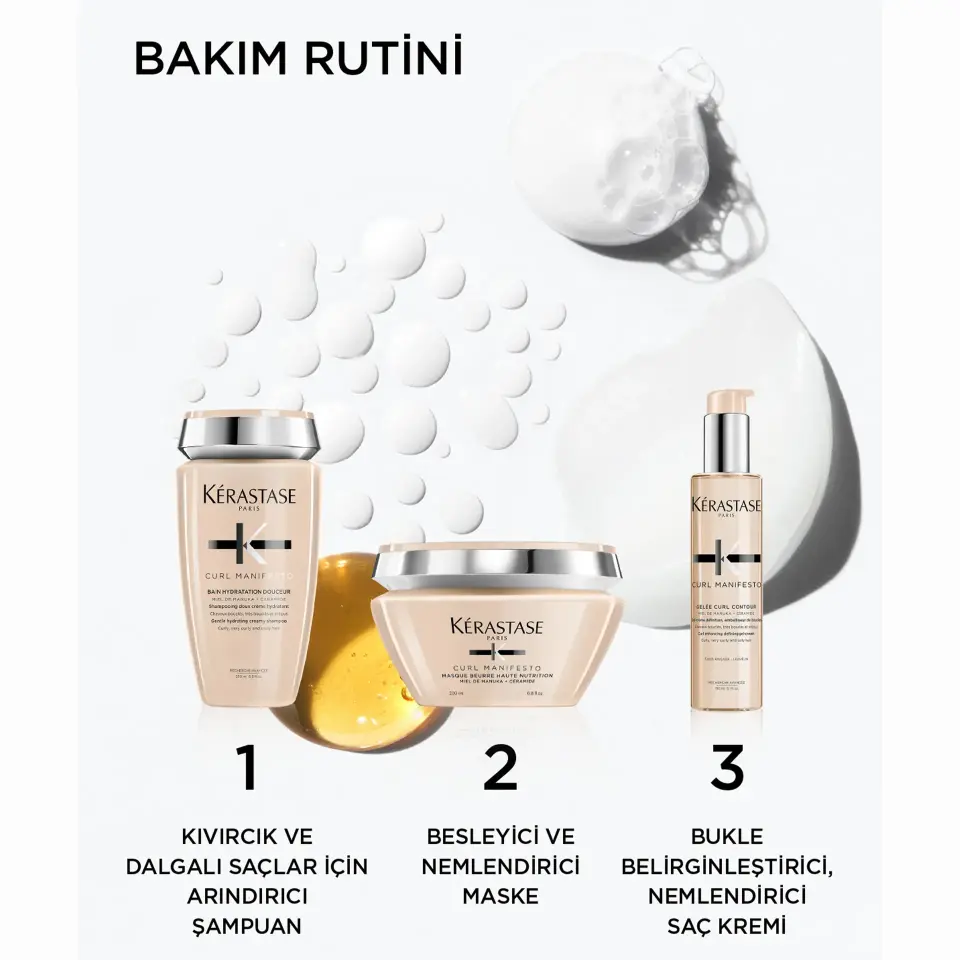 Kerastase Curl Manifesto Masque Beurre Haute Nutrition Kıvırcık Saçlar İçin Maske 200 ml