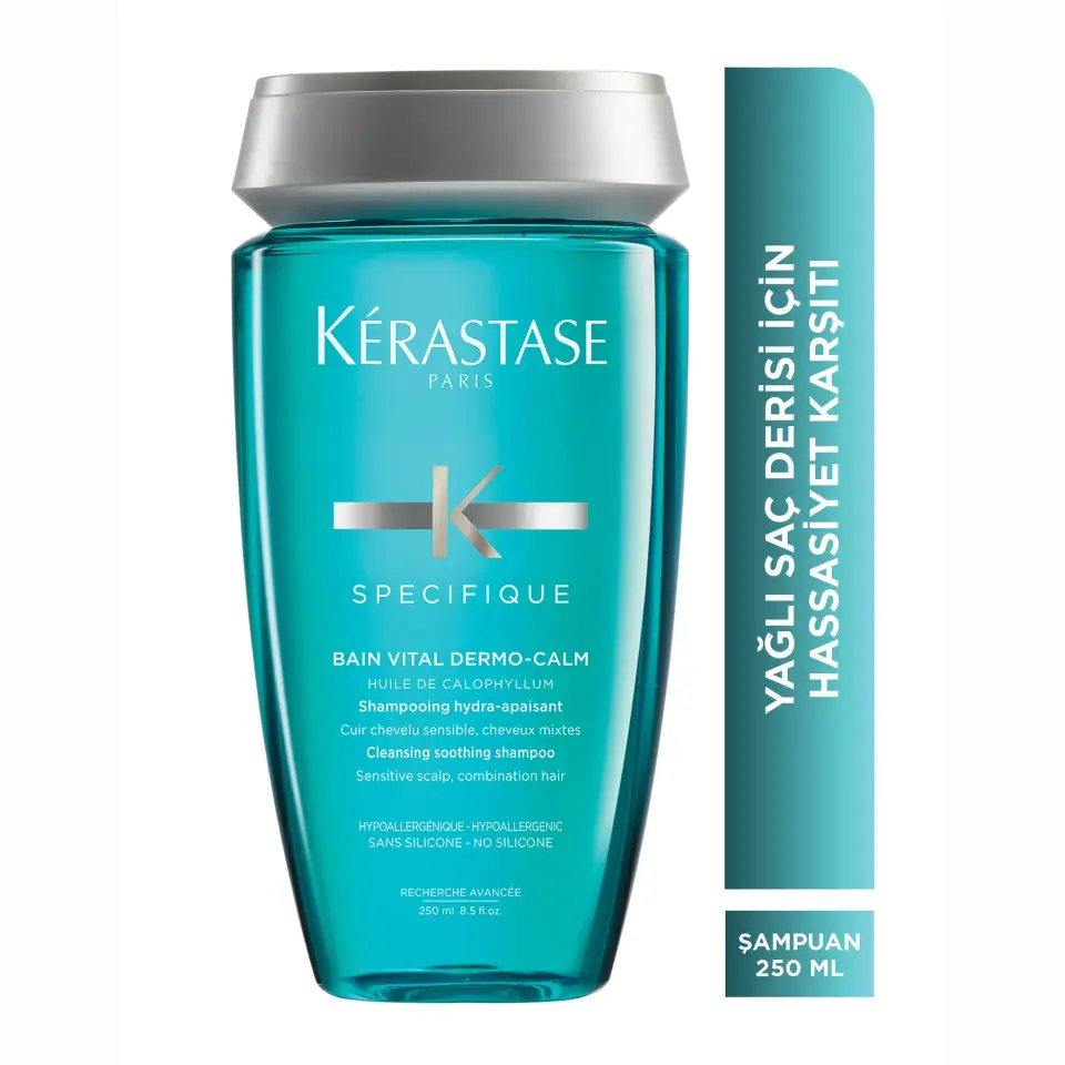 Kerastase Specifique Bain Vital Dermocalm Yağlı Saç Derisi için Hassasiyet Karşıtı Şampuan 250 ml