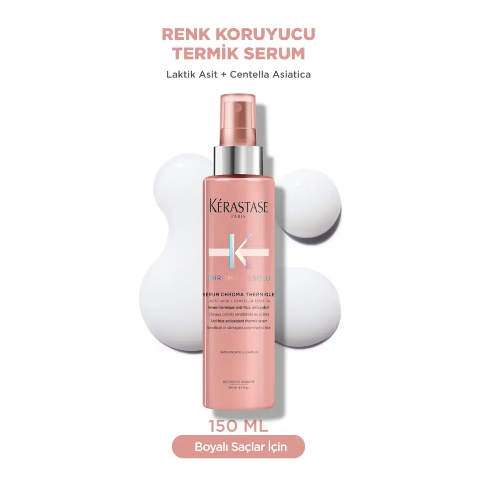 Kerastase Chroma Absolu Boyalı Saçlar için Elektriklenme Karşıtı Antioksidanlı Termik Serum 150 ml