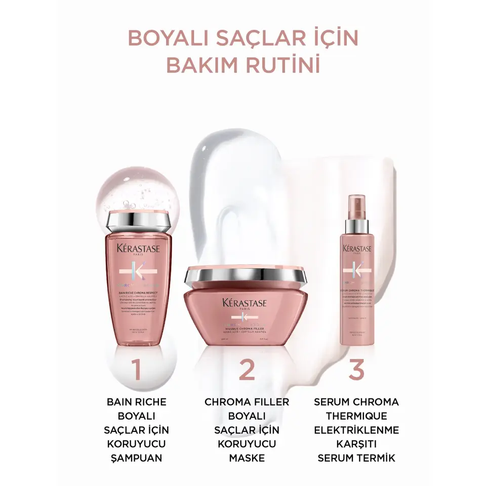 Kerastase Chroma Absolu Boyalı Saçlar için Elektriklenme Karşıtı Antioksidanlı Termik Serum 150 ml