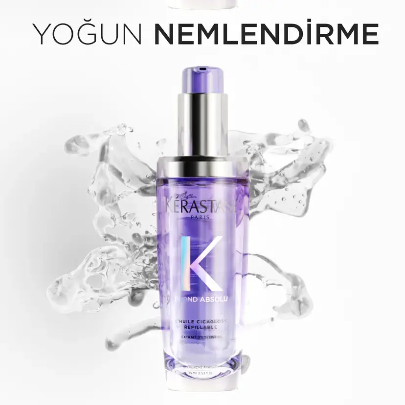 Kerastase Blond Absolu L'Huile Cicagloss Nemlendirici Saç Bakım Yağı Yedek Şişe 75 ml