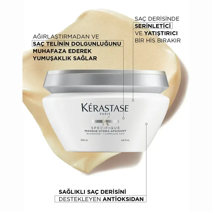 Kerastase Specifique Masque Hydra-Apaisant Hassasiyet Karşıtı Nemlendirici Maske 200 ml