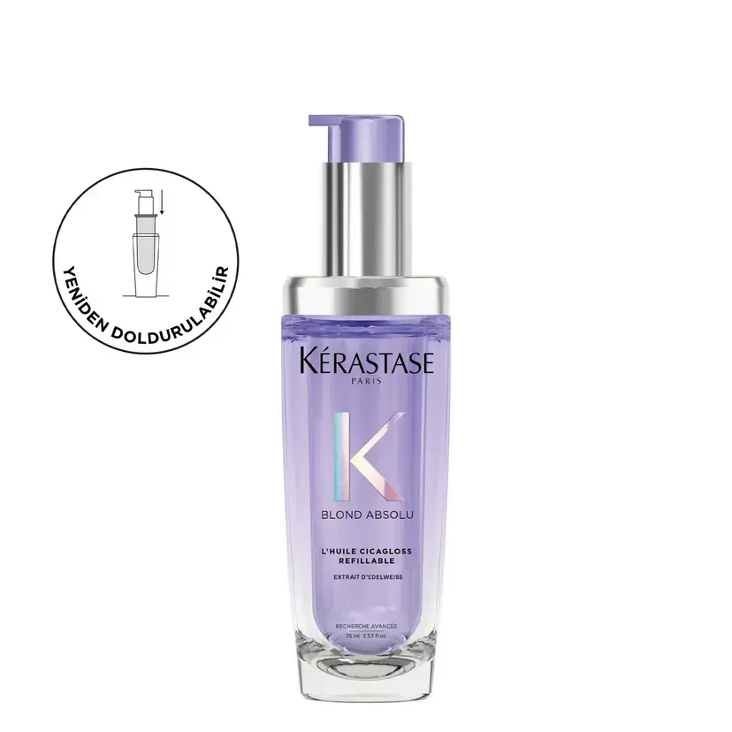 Kerastase Blond Absolu L'Huile Cicagloss Yeniden Doldurulabilir Nemlendirici Saç Bakım Yağı 75 ml