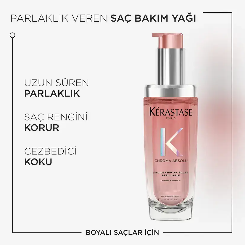 Kerastase Chroma Absolu L'Huile Chroma Eclat Saç Yağı Yeniden Doldurulabilir 75 ml