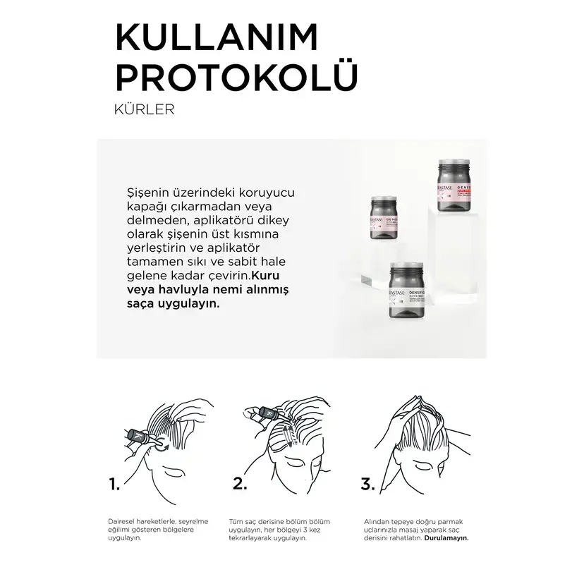 Kerastase Densifique Cure Densite Yoğunluk ve Dolgunluk Veren Bakım Kürü 10x6 ml