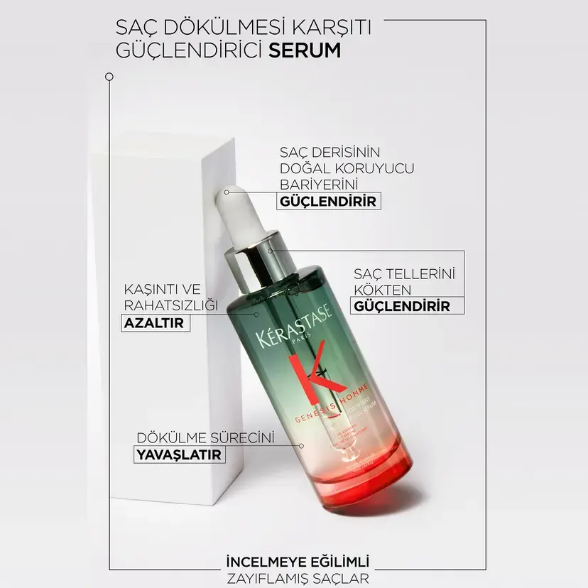 Kerastase Genesis Homme Saç Dökülme Karşıtı Güçlendirici Serum 90 ml