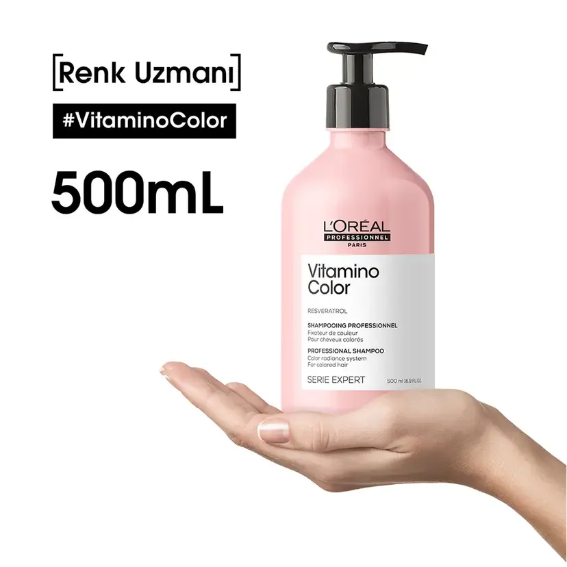 Loreal Professionnel Paris Serie Expert Vitamino Color Boyalı Saçlar için Renk Koruyucu Şampuan 500 ml