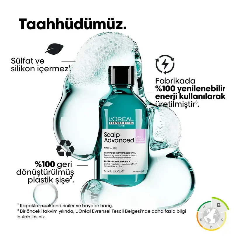 Loreal Professionnel Paris Serie Expert Scalp Advanced Hassas Saç Derisi için Profesyonel Şampuan 500 ml