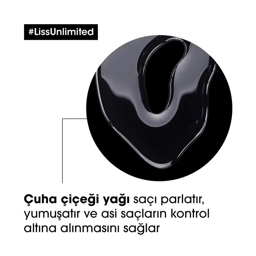 Loreal Professionnel Paris Serie Expert Liss Unlimited Elektriklenme Karşıtı ve Yoğun Yumuşaklık Veren Şampuan 500 ml