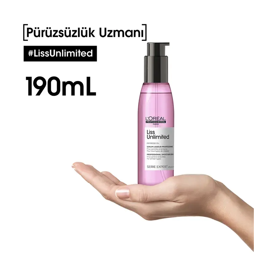 Loreal Professionnel Paris Serie Expert Liss Unlimited Elektriklenme Karşıtı ve Yoğun Yumuşaklık Veren Şampuan 500 ml